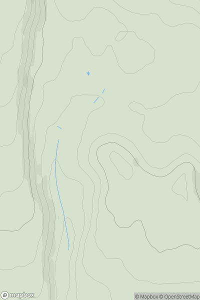 Thumbnail image for Knox Hill [The River Tees to The Wash] showing contour plot for surrounding peak